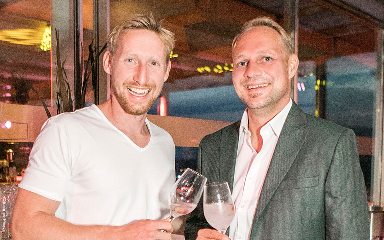 Georg Pilz mit Reinhard Jagerhofer