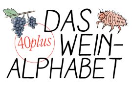 Weinalphabet Illustration