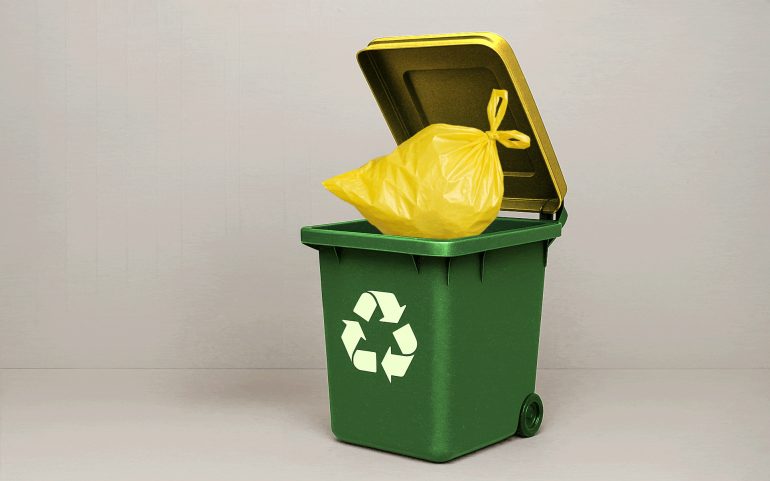 Plastikentsorgung Gelbe Tonne