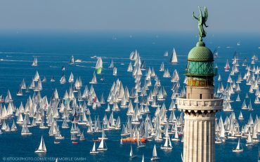 Ein Klassiker: Die Barcolana, oder "hier darf jeder ..."