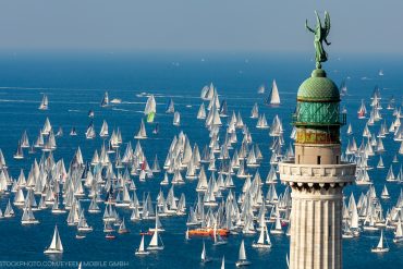 Ein Klassiker: Die Barcolana, oder "hier darf jeder ..."