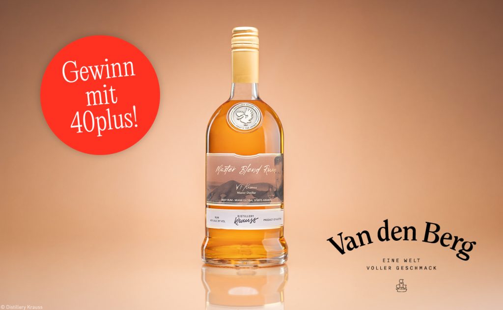 Van den Berg Rum Gewinnspiel Button.
